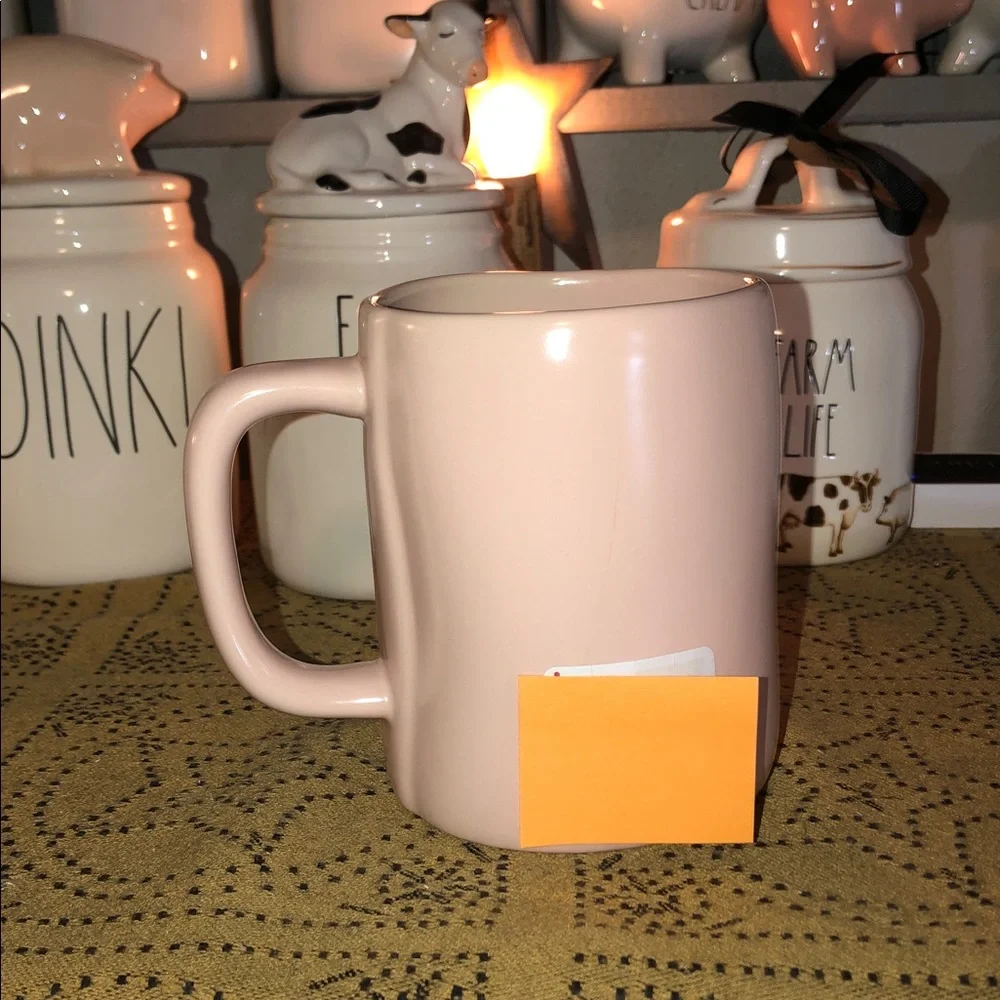 Rae Dunn HOT MESS Mug Pink
